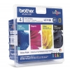 Original Valuepack Tinte schwarz, color,  Brother LC-1100VALBP