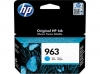212256 - Cartouche d'encre cyan originale No. 963 C, 3JA23AE HP