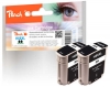 318798 - Peach Twin Pack cartouche d'encre noire compatible avec No. 88XL bk*2, C9396AE*2 HP