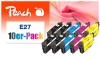 320204 - Peach 10er-Pack Tintenpatronen kompatibel zu T2706, No. 27, C13T27064010*2 Epson